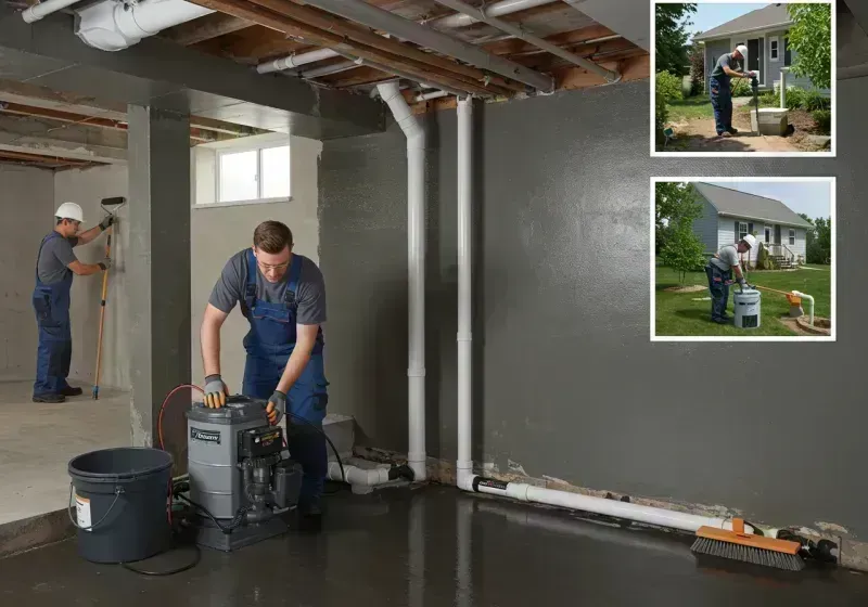 Basement Waterproofing and Flood Prevention process in Lake Villa, IL